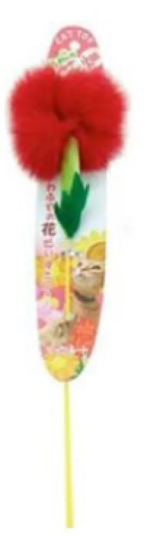 Petz Route Carnation Cat Stick Teaser Toy