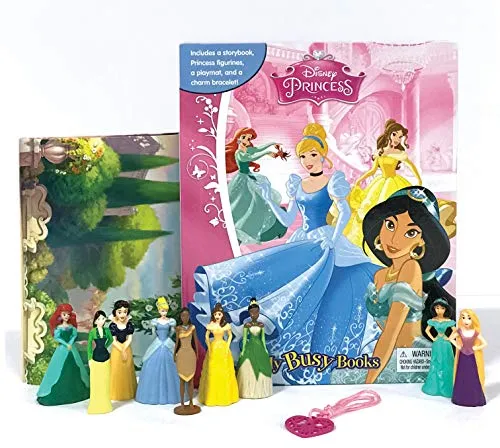 Phidal Disney Princess My Busy Books - English