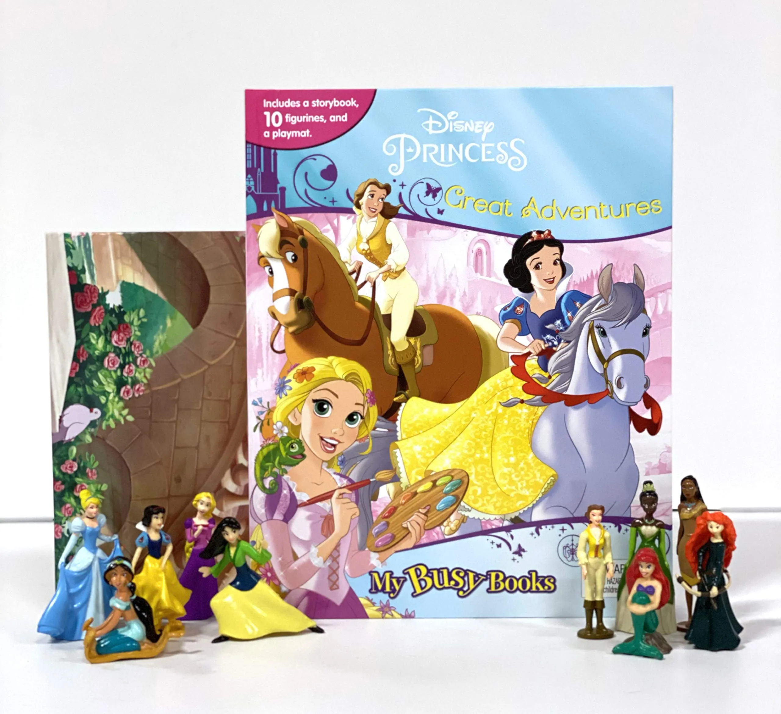 Phidal Disney Princess My Busy Books - English