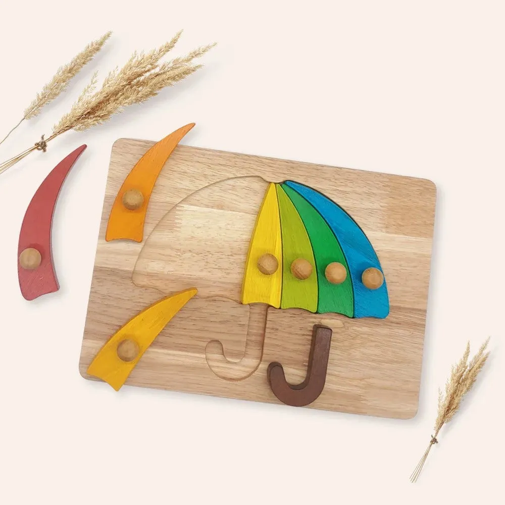 QTOYS - COLOURFUL UMBRELLA PUZZLE