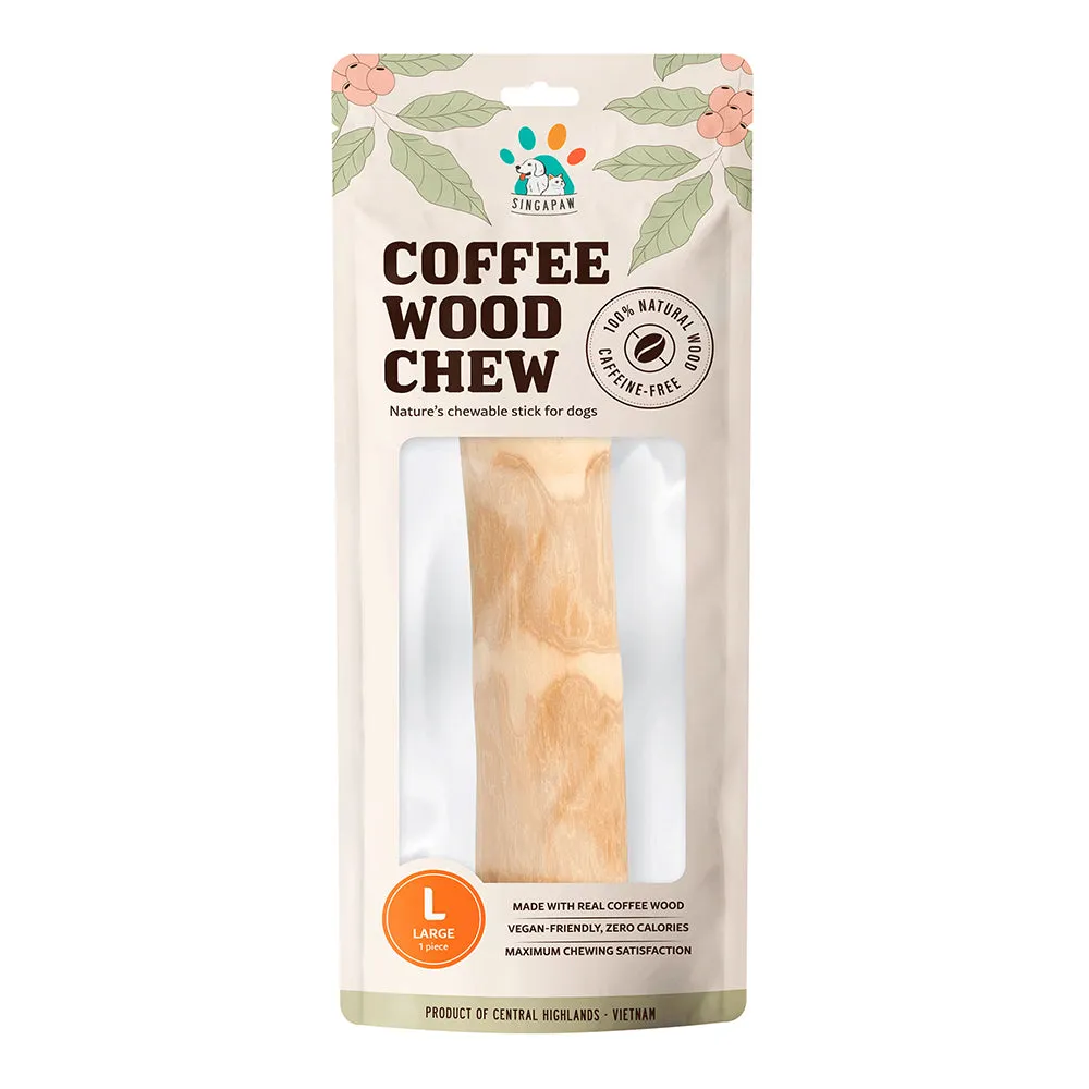 Singapaw Dog Coffee Wood Chew L