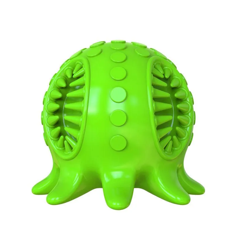 Small Standing Octopus Dog Chew Toys For Cleaning Teeth & Prevent Boredom