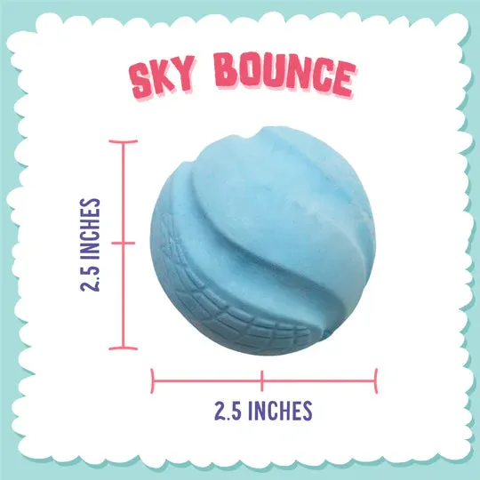 Snugarooz Sky Bounce Ballz Pink Dog Toy