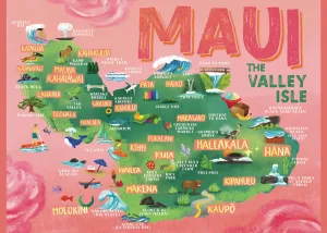 Surf Shack "Maui" Puzzle Postcard, 48-Pieces