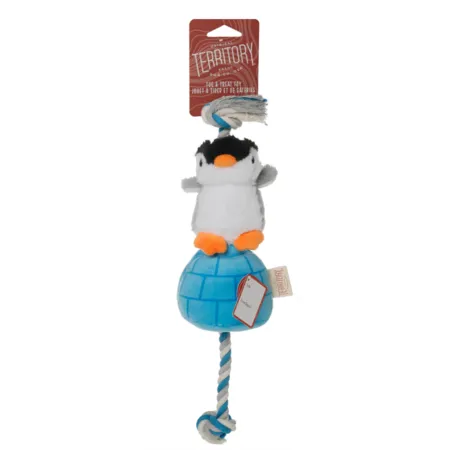 Territory Penguin Tug & Treat Rope Holiday Dog Toy