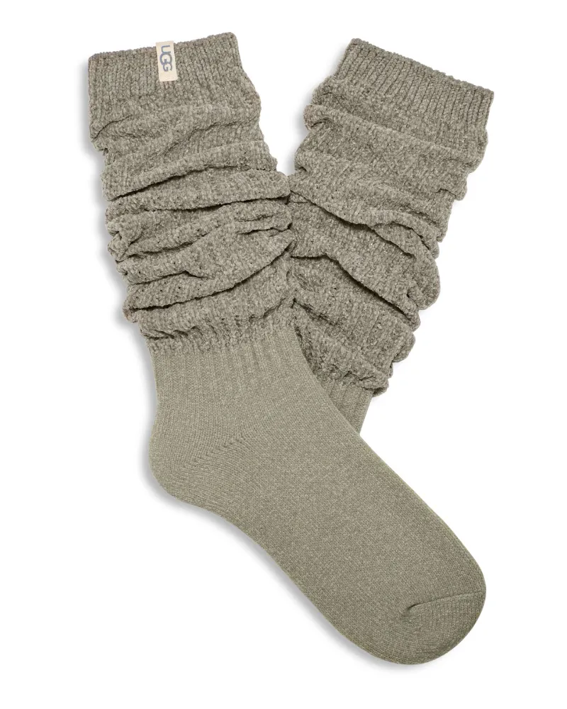 UGG Moss Green Clarice Tall Slouchy Socks