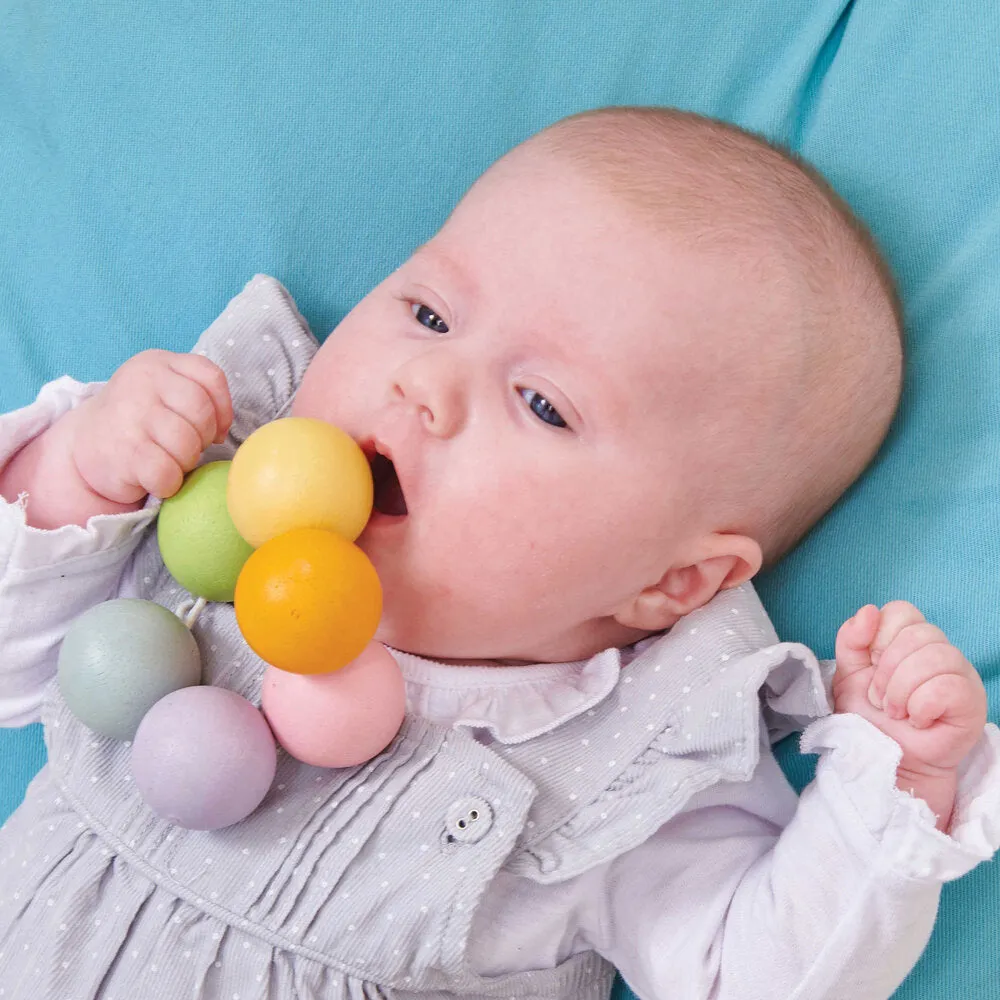 Wooden Teething Bead Ring